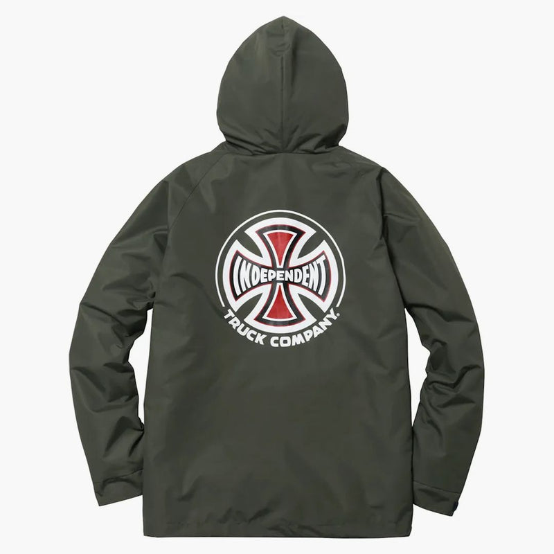 Olive supremo independiente Nylon Anorak