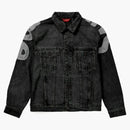 Supreme Inset Logo Denim Trucker Jacket Black