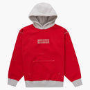 Supreme Inside Out Box Logo Hooded Sweatshirt Heather Gray