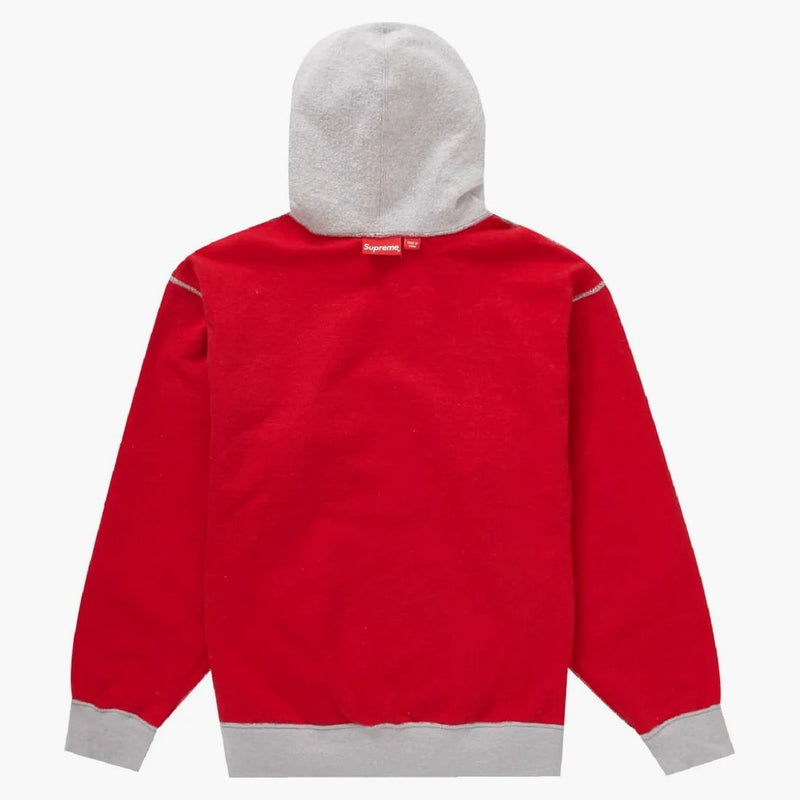 Supreme Inside Out Box Logo Mikina s kapucí Heather šedá