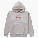 Supreme Inside Out Box Logo Hooded Sweatshirt Heather Gray