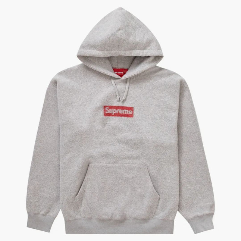 Supreme Inside Out Box Logo Mikina s kapucí Heather šedá