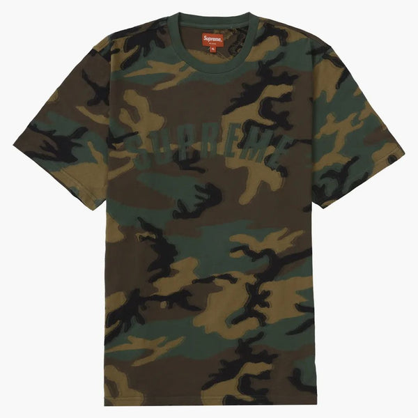 Supreme Intarsia Camo S/S Top Woodland Camo