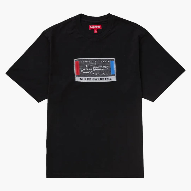 Supreme Intarsia Etikett S/s Top Black