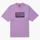 Supreme Intarsia Label S/S Top Purple