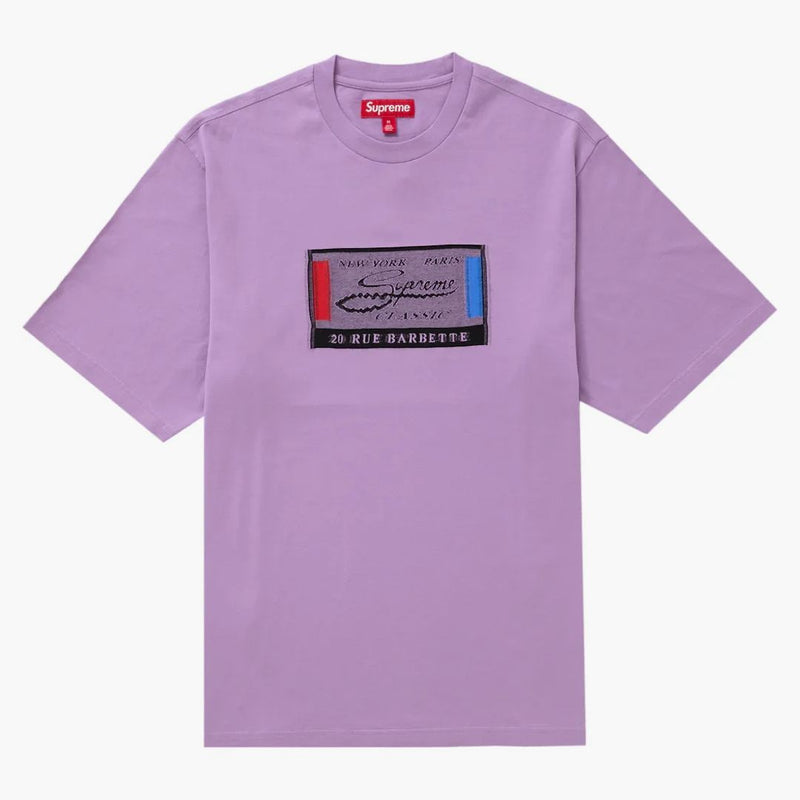 Supreme Intarsia Etikett S/s Top Purple