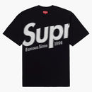Supreme Intarsia Spellout S/S Top Black