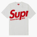 Supreme Intarsia Spellout S/S Top White