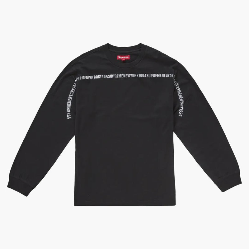 Supreme Intarsia Stripe L/S Top Black