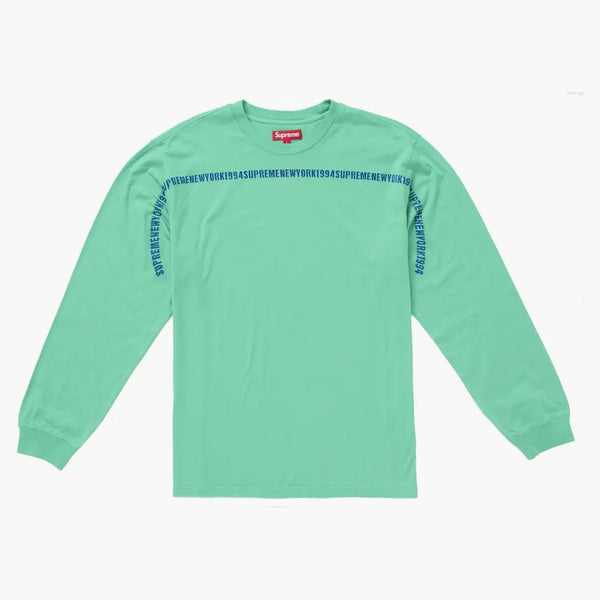 Supreme Intarsia Stripe L/S Top Green