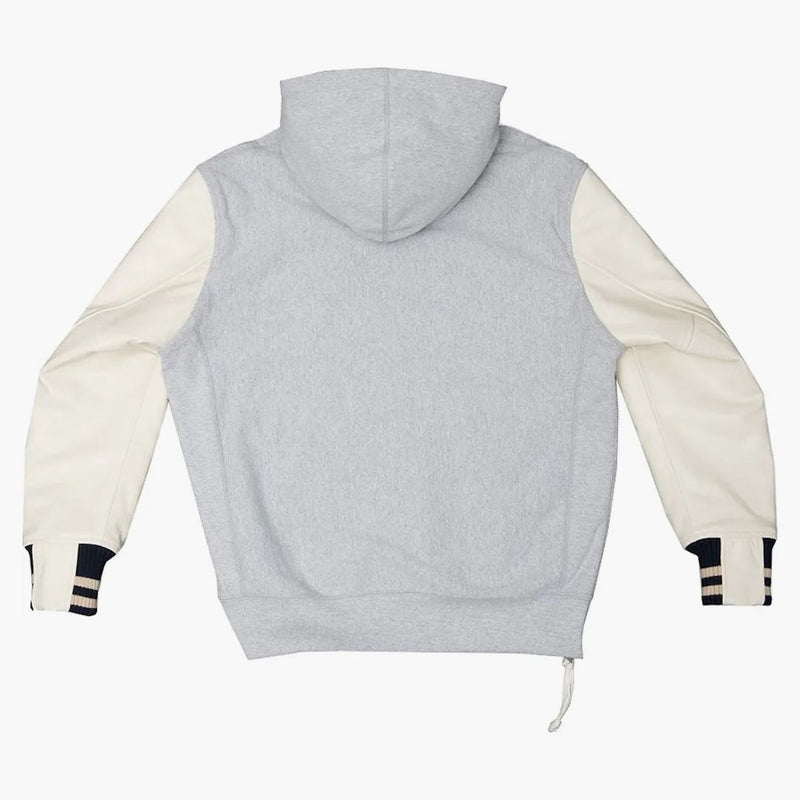 Supreme Junya Watanabe Cdg Man Customized Box Logo Hoodie Grey
