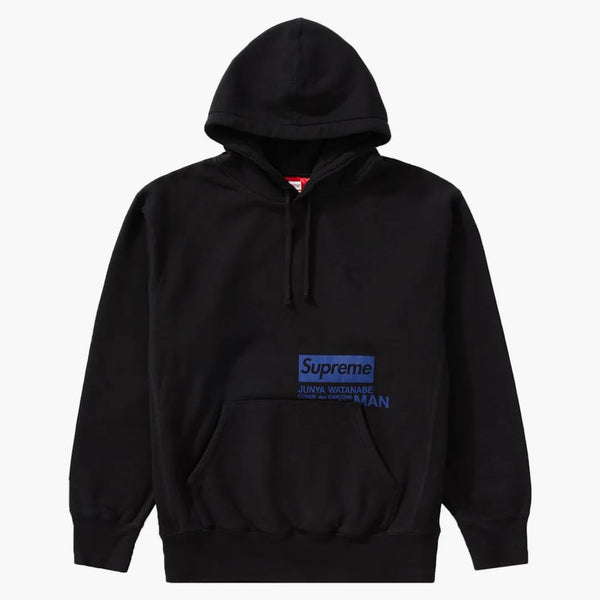 Supreme Junya Watanabe Cdg Man Hooded Sweatshirt Black