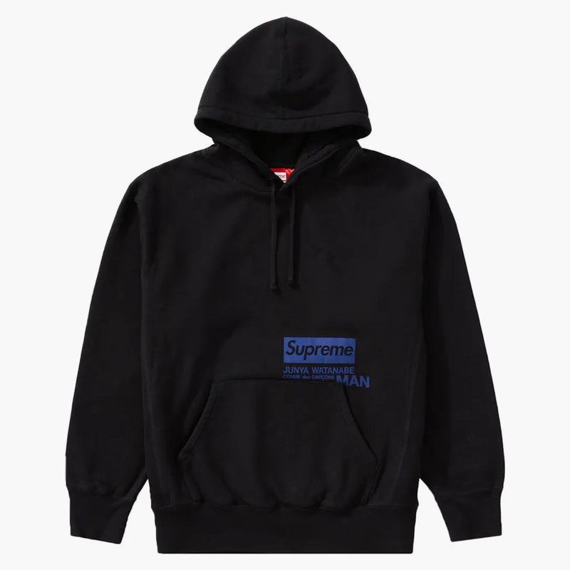 Supreme Junya Watanabe Cdg Man Hooded Sweatshirt Black
