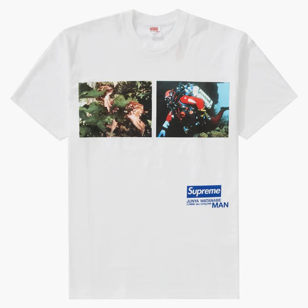 Supreme Junya Watanabe Cdg Man Nature Tee White