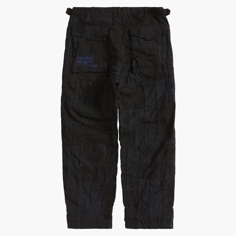 Supreme Junya Watanabe Cdg Man Patchwork Cargo Pant Black