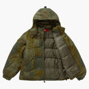Supreme Junya Watanabe Cdg Man Patchwork Puffy Jacket Olive