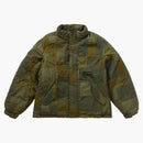 Supreme Junya Watanabe Cdg Man Patchwork Puffy Jacket Olive