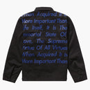 Supreme Junya Watanabe Cdg Man Printed Work Jacket Black