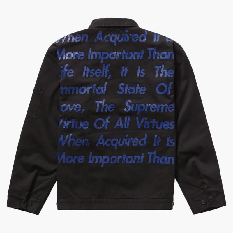 Nejvyšší Junya Watanabe CDG Man Printed Work Jacket Black