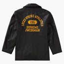 Supreme Junya Watanabe Cdg Man Schott Leather Peacoat Black