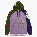 Supreme Junya Watanabe CDG Man Zip Up Felpa con cappuccio Violet