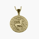 Nejvyšší Jacob & Co SAGITTARIUS ZODIAC PENDANT 14K GOLD