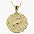 Supreme Jacob & Co Aries Zodiac Pendant 14k Gold