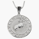 Supreme Jacob & Co Aries Zodiac Pendant Sterling Silver