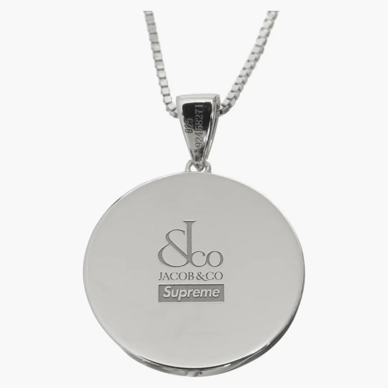 Supreme Jacob&co Gemini Zodiac Pendant Sterling Silver