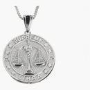 Supreme Jacob & Co Libra Zodiac Pendant Sterling Silver