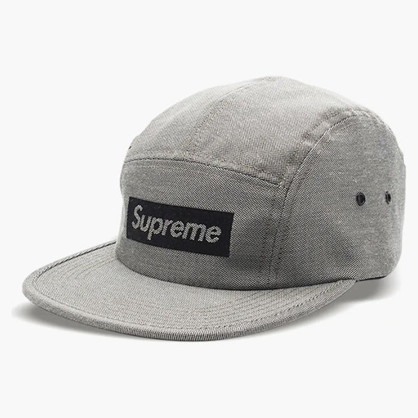 Supreme Jacquard Box Logo Camp Cap Black
