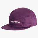 Supreme Jacquard Logos Twill Camp Cap Purple