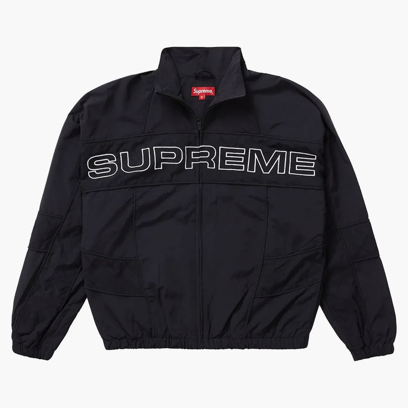 Nejvyšší jacquard panel Track Jacket Black