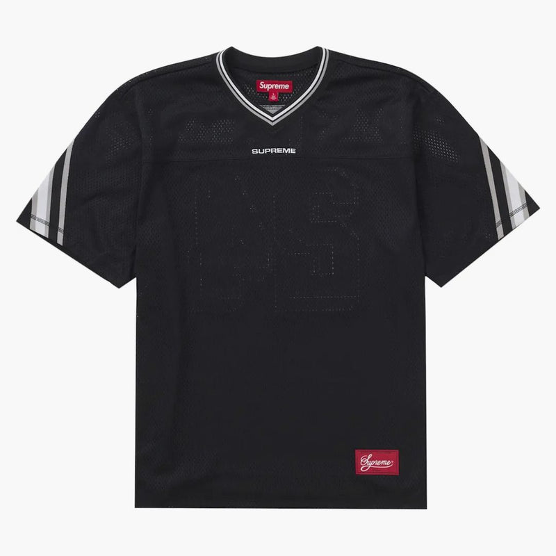 Supreme Jacquard Rib Football Jersey Black