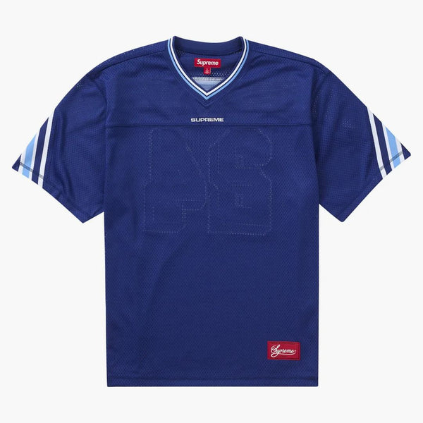 Supreme Jacquard Rib Football Jersey Navy
