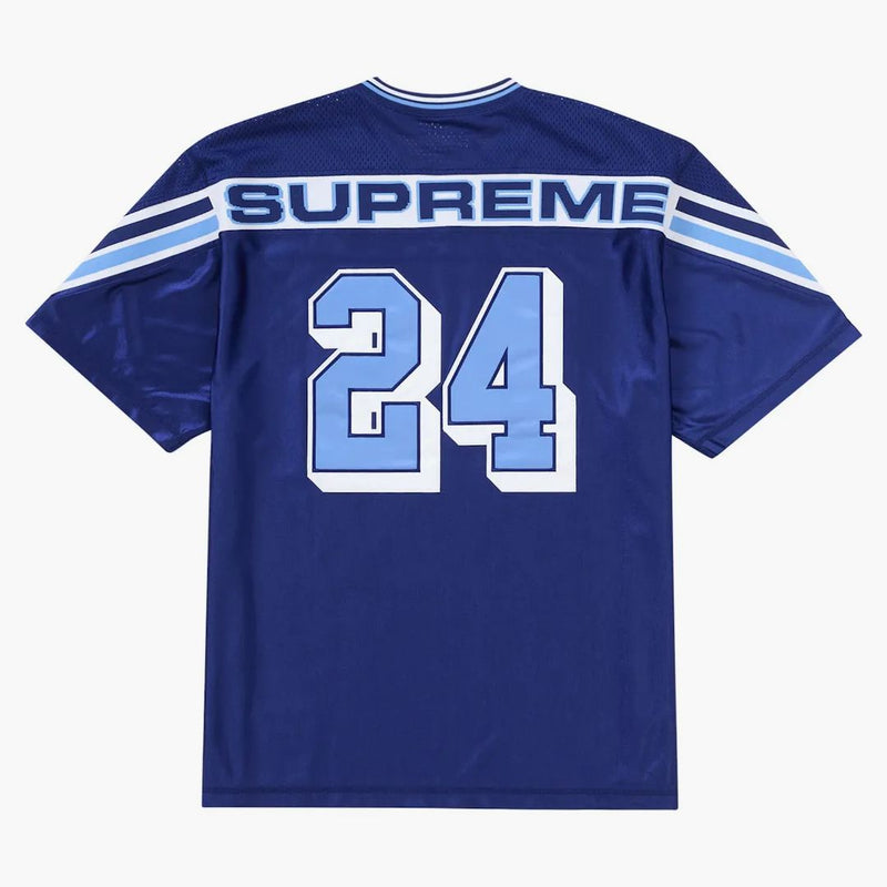 Supreme Jacquard Rib Football Jersey Navy