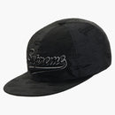 Supreme Jacquard Script 6-Panel Black