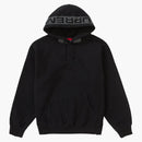 Supreme Jacquard Stripe Hooded Sweatshirt Black