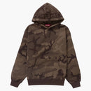 Najwyższy jak Jacquard Stripe z kapturem bluza brązowa kamuflaż