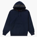 Supreme Jacquard Stripe Hooded Sweatshirt Navy