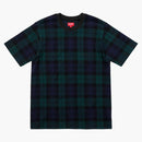 Supreme Jacquard Tartan Plaid Pocket Tea Navy