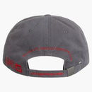 Supreme irregular visor de 6 paneles grises