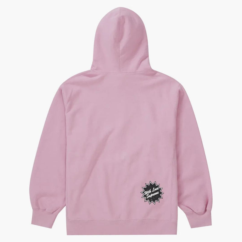 Supreme Jamie Reid Fuck All Hooded Sweatshirt Pink