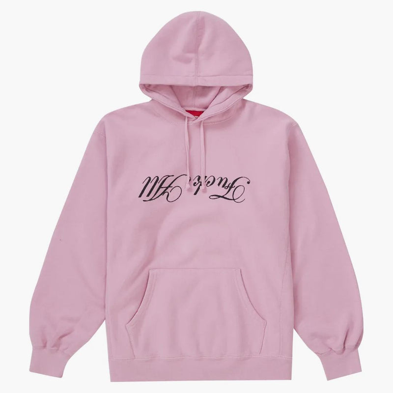 Supreme Jamie Reid Fuck All Hooded Sweatshirt Pink