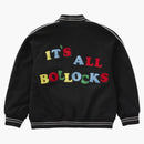 Supreme Jamie Reid It's All Bollocks Varsity Jacket Black