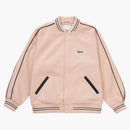 Supreme Jamie Reid It's All Bollocks Varsity Jacket Dusty Pink