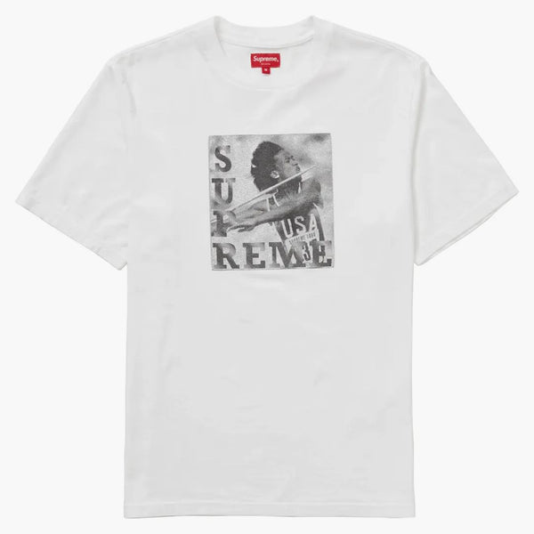Nejvyšší oštěp štítek S/S Top White