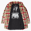 Supreme Jean Paul Gaultier Double Breasted Plaid Faux for Coat OffWhite