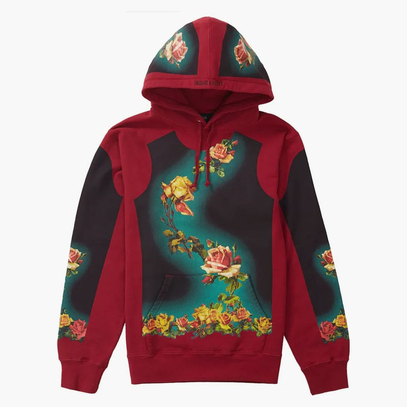 Nejvyšší Jean Paul Gaultier Floral Print Mikina Kardinál