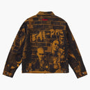 Supreme Jean Paul Gaultier Fuck Racism Trucker Jacket Gold